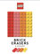 Lego Brick Erasers Multicolor