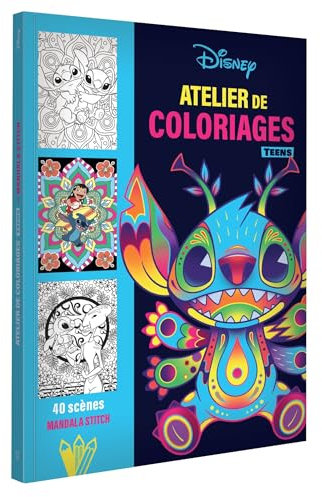 DISNEY TEENS - Atelier de coloriages - Mandala Stitch
