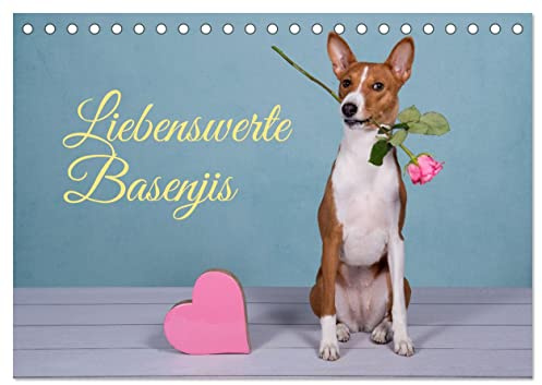 Liebenswerte Basenjis (Tischkalender 2026 DIN A5 quer), CALVENDO Monatskalender: Basenjis - intelligent, flink, hübsch, wunderbar! (CALVENDO Tiere)