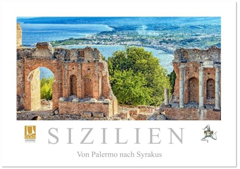 Sizilien - Von Palermo nach Syrakus (Tischkalender 2026 DIN A5 quer), CALVENDO Monatskalender: Sizilianische Impressionen zwischen Palermo und Syrakus (CALVENDO Orte)