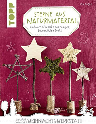 Sterne aus Naturmaterial (kreativ.kompakt): Weihnachtliche Deko aus Zweigen, Beeren, Holz & Draht