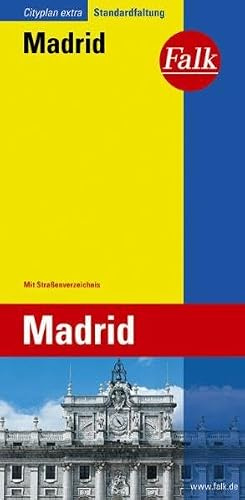 Falk Cityplan Extra Standardfaltung International Madrid mit Straßenverzeichnis
