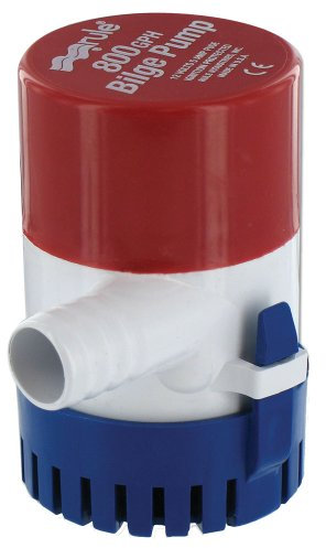 RULE 800 GPH ROUND NON AUTOMATIC BILGE PUMP 3/4 OUT