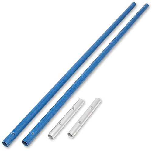 Avalanche! Handle Extension Kit - Extends Snow Roof Rake by 8 Foot - Large - 4 Piece - Blue - AVA-HK