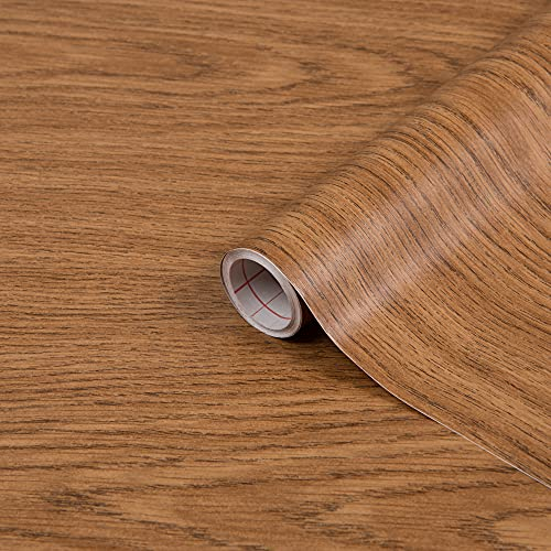 d-c-fix Pellicola Adesiva per mobili legno quercia rovere marrone PVC plastica vinile impermeabile decorativa per cucina, armadio, porta carta rivestimento 45 x 200 cm