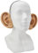 Bristol Novelty MD217 Big Ears on Headband | Flesh | Pack of 1, unisex-adult, Beige/Black, One Size