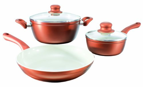 bratmaxx Ceramic Plus Koch- und Bratset - Kupferfarben