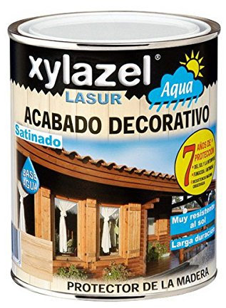 Xylazel - Protector madera aqua lasur satinado 750ml
