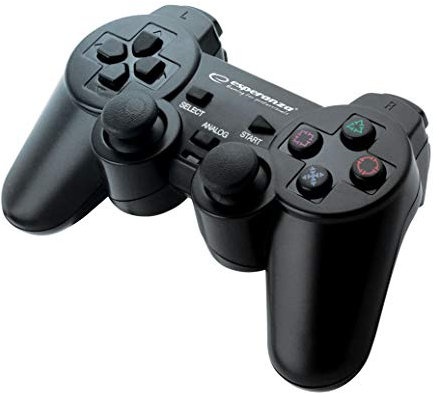 Esperanza EG106 periferica di gioco Joystick PC,Playstation 2,Playstation 3 Nero