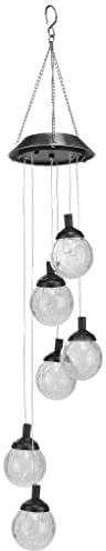 Haushalt International Solar-Windspiel m.6 LED