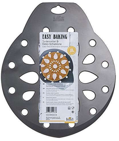 RBV Birkmann Deko-Schablone Easy Baking 28 cm, Tortenretter, Einteilung von Torten