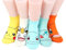 Pokemon Women's Ankle Socks 5 pairs(5 color) = 1 pack Made in Korea
