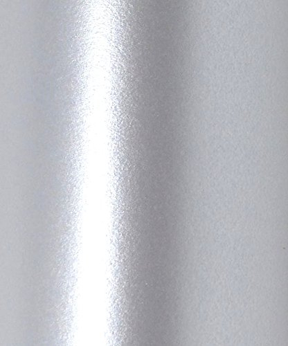 Syntego A4 Blütenblätter, doppelseitiges Perlglanzpapier, 120 g/m², geeignet für Tintenstrahl- und Laserdrucker 20 Silber