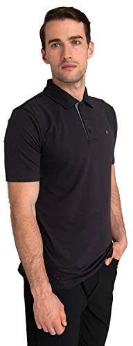 Calvin Klein Mens Breeze Polo Shirt - Black - S