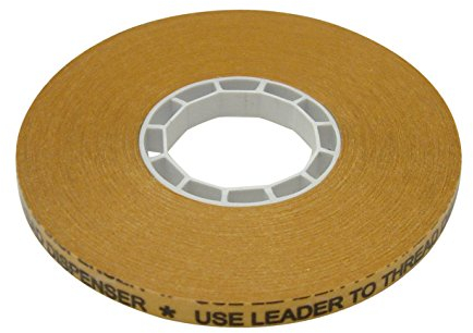 JVCC ATG-7502X ATG-Klebeband: 1/4 in x 36 yds. (Klarer Klebstoff auf Gold Liner) / core for 1/4 inch pink glider