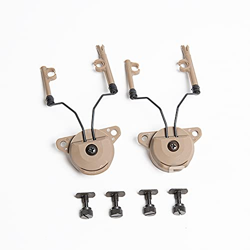 FMA Taktisches Headset & EX Helmschienen-Adapter-Set Gen 1 für Comtac I/II Kopfhörer