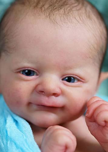 Enjoy with Love Neu 17inch Reborn Doll Kit Woodland Fairy Elf Flynn mit Körper und Augen Unbemalte Puppenteile