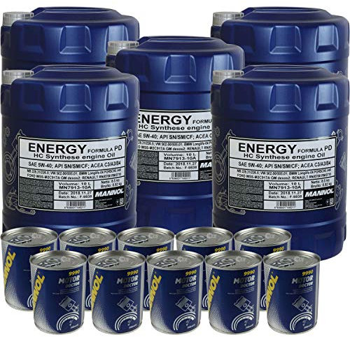 QR-PARTS 69810488 50L Motoröl MANNOL Energy Formula PD 5W-40 10xMotor Doctor