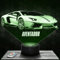 Nachttischlampe - Touch-Nachtlicht Auto sportive Avent ador 3D-LED-Lampe Illusion, Geschenkidee Weihnachten Geburtstag Junge und Mädchen Nachttischlampe Kinder- oder Erwachsenenzimmer TOP