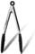 Anaeat Non-Stick Silicone Locking Tong - Stainless Steel 9 inch / 23cm Kitchen Food Tongs with Non-Slip Silicone Tips and Grip for Cooking, Baking and BBQ - Heat Resistant up to 480°F (Black)