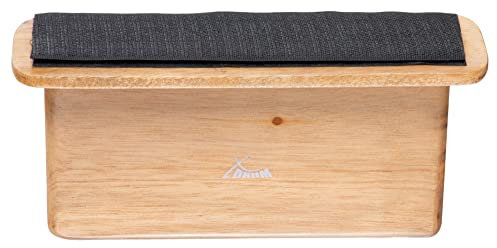 XDrum CAH-1 Cajon-Accessory Halterung - Montageplatte für Kleinpercussion - Wird an Cajon geklettet - Kleinpercussion mit Klettstreifen können daran montiert werden - Komplett aus Holz