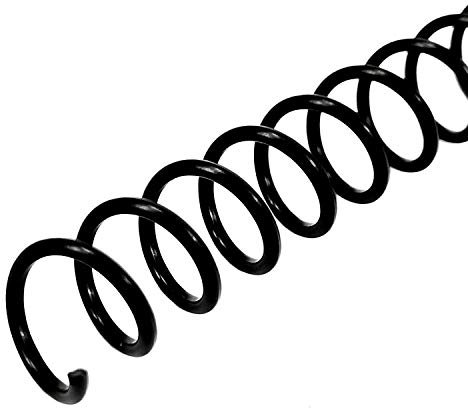 RAYSON Reliure spirale plastique, capacité 105 feuilles, 15,9 mm, pas 3:1, A4, noir, paquet de 100