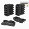 Abma Cord Paracord Bracelet Buckles 60pcs x 10mm (3/8) Paracord Buckles Clips Side Release Plastic Buckles for Bracelets, Crafts and DIY