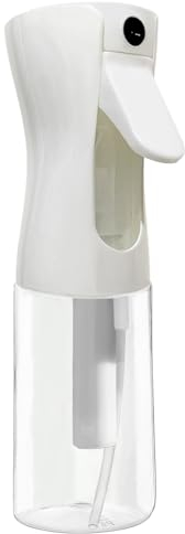 Dalireve Spray Bottle, Spray Bottle for Hair 6.8oz Fine Mist, Premium Water Spray Bottle with Cleaning Cloth, Continuous Spray Bottle for Hairstyling, Cleaning, Plants, Skincare