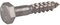 Tirefond - Viswood - Tête hexagonale - Inox A2-8 x 40 mm - Boîte de 50