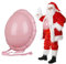 Costume Gonflable de Père Noël Gros Ventre,Ventre de Père Noël Gonflable | Accessoires de Cosplay de Ventre Gonflable | Faux Ventre Gonflable de Taille réglable pour Femmes et Hommes