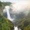 Pro-Art Glasbild Misty waterfall I, 30x30 cm