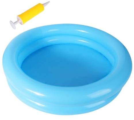 Inflatable Foot Bath | Swimming Pool Footbath Basin | Portable Foot Bath with Inflator, Foot Soaking Bath Basin for Pool Entry Ladder