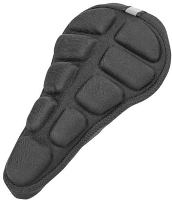 HOUSON Eva Sattelbezug Fahrrad, Fahrradsitz Abdeckung Sattelbezug Gelüberzug Rennrad Sitzkissen Sattelschutz Polstersattelüberzug für Rennrad MTB 26cm*16cm