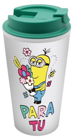 Gedalabels GEDA LABELS Coffee to go - Tazza Minions Bellospring, 400 ml, PP