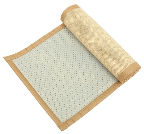 ULDIGI Bambus Tatami Matte Outdoor Bodenmatte rutschfest Glatt Langlebig Japanischer Stil Sitzkissen Für Meditation Yoga Balkon Wohnzimmer