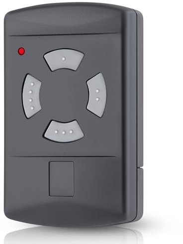 pepape Garagentor Handsender für Hormann HSM4-40, HSE2-40, HS4-40, Kompatibel mit Hormann 40,685MHz Graue Taste Garagen-Fernbedienung Handset