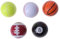 BESPORTBLE 5 Pièces Le Golf balles d'entraînement Vice balles de Golf balles de Mini-Golf Ballon de Gym Ballons de Rugby Gadgets d'entraînement au Golf balles de compétition Caoutchouc