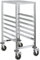 kangqiling Carrello Portateglie con 6 GN Contenitori 39x55x87 cm, Argento, 4108073