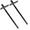 FACULX 2 piezas 164095-8 sierra circular guía de valla de corte regla de borde de metal, para BSS610 BSS611 5008MG 5604R 5704R 5801B, accesorio de herramienta eléctrica
