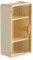 Armoire Salle de Bain Rangement Mural Poignées Confortables Armoire Murale Cuisine Vintage Installation sans Clous Portes Transparentes pour Cuisine Toilette(A)