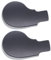 yhyttr Kipphebelbolzen for Heckscheibenwischerarm, passend for SEAT, Ibiza 6F KJ 2017–2020 Abdeckung der Kipphebelmutter des Heckscheibenwischers(2Pc)
