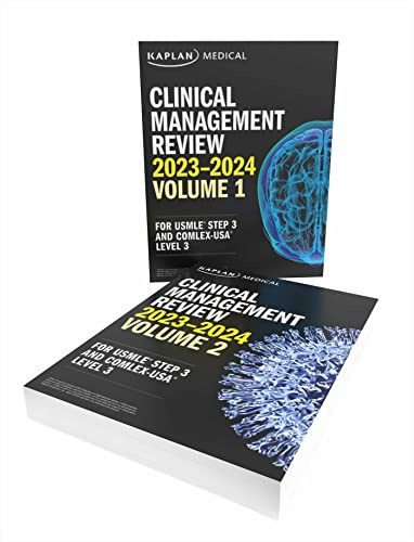 Clinical Management Complete 2-Book Subject Review 2023-2024: Lecture Notes for USMLE Step 3 and COMLEX-USA Level 3: 1-2 (USMLE Prep)