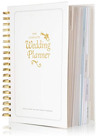 The Complete Wedding Planner Book and Organizer by DayWorks: Perfect engagement gift includes checklists, pockets & much more to help organize the perfect wedding