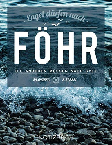 Engel dürfen nach Föhr – die anderen müssen nach Sylt Notizbuch: 100 Seiten Notizbuch mit Punktraster I Dot Grid I Skizzenbuch I Zeichenbuch I Tagebuch