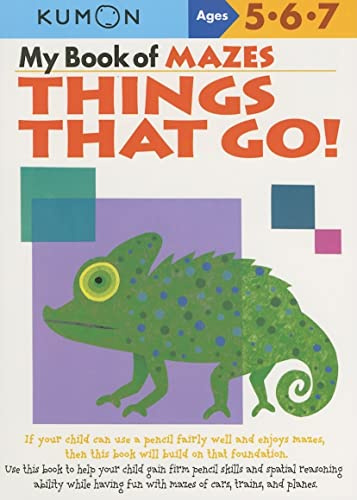 Kumon My Book Of Mazes: Things That Go! (Kumon Workbooks)