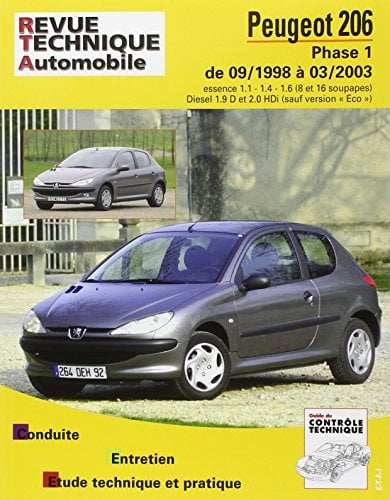 E.T.A.I - Revue Technique Automobile 103 - PEUGEOT 206 - 1998 à 2009