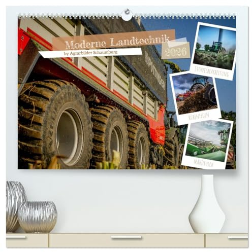 Moderne Landtechnik (hochwertiger Premium Wandkalender 2026 DIN A2 quer), Kunstdruck in Hochglanz: Dieser Kalender ist nicht nur ein praktischer ... Geschenk für Freunde (CALVENDO Technologie)