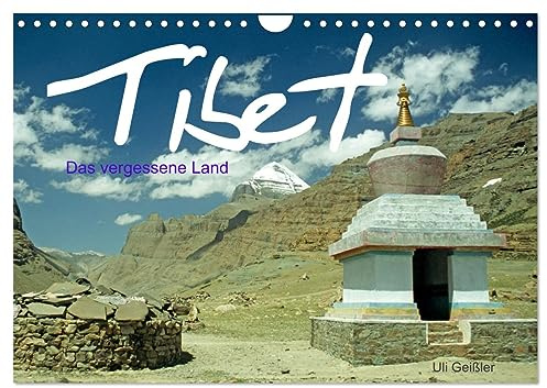 Tibet Das vergessene Land (Wandkalender 2026 DIN A4 quer), CALVENDO Monatskalender: Unendliche Weite und Stille auf dem höchsten Plateau der Welt (CALVENDO Orte)