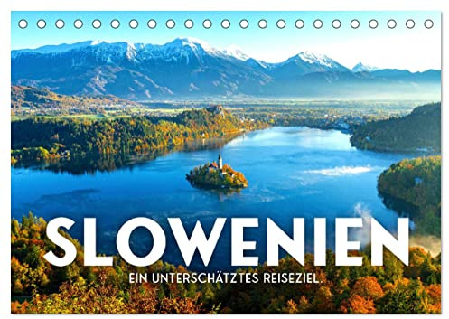 Slowenien - Ein unterschätztes Reiseziel. (Tischkalender 2026 DIN A5 quer), CALVENDO Monatskalender: Berge und Meer. (CALVENDO Orte)