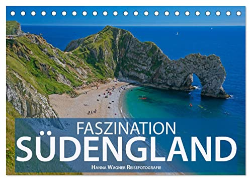 Faszination Südengland (Tischkalender 2026 DIN A5 quer), CALVENDO Monatskalender: Hanna Wagner zeigt unverwechselbare Impressionen aus den ... zwischen Kent und Cornwall. (CALVENDO Orte)